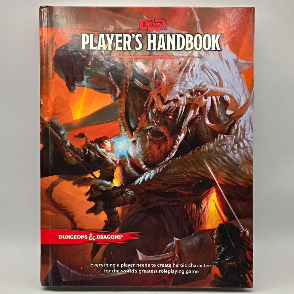 Wizards of the Coast D&D Player's Handbook 5th Ed Hardcover 2014 ISBN 6560-1